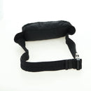PRADA Body Bag Nylon Black Silver Auth 179145A-7