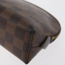 LOUIS VUITTON Damier Ebene Pochette Cosmetic PM Pouch N47516 LV Auth 179147-16