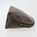 LOUIS VUITTON Damier Ebene Pochette Cosmetic PM Pouch N47516 LV Auth 179147-3