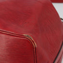 LOUIS VUITTON Epi Petit Noe Shoulder Bag Red M44107 LV Auth 179148-9