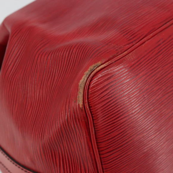 LOUIS VUITTON Epi Petit Noe Shoulder Bag Red M44107 LV Auth 179148