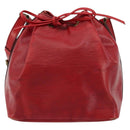 LOUIS VUITTON Epi Petit Noe Shoulder Bag Red M44107 LV Auth 179148-13