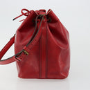 LOUIS VUITTON Epi Petit Noe Shoulder Bag Red M44107 LV Auth 179148-3