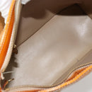 LOUIS VUITTON Monogram Vernis Houston Hand Bag Beige M91004 LV Auth 179150-11