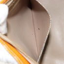 LOUIS VUITTON Monogram Vernis Houston Hand Bag Beige M91004 LV Auth 179150-25