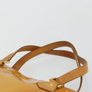 LOUIS VUITTON Monogram Vernis Houston Hand Bag Beige M91004 LV Auth 179150-8