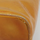 LOUIS VUITTON Monogram Vernis Houston Hand Bag Beige M91004 LV Auth 179151-8
