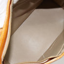 LOUIS VUITTON Monogram Vernis Houston Hand Bag Beige M91004 LV Auth 179151-11