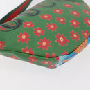 GUCCI Children's Web Sherry Line Bag Coated Canvas Green 502095 Auth 179152A-17