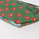 GUCCI Children's Web Sherry Line Bag Coated Canvas Green 502095 Auth 179152A-18