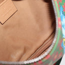 GUCCI Children's Web Sherry Line Bag Coated Canvas Green 502095 Auth 179152A-10