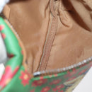 GUCCI Children's Web Sherry Line Bag Coated Canvas Green 502095 Auth 179152A-11
