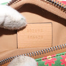 GUCCI Children's Web Sherry Line Bag Coated Canvas Green 502095 Auth 179152A-12