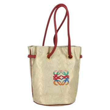 LOEWE Tote Bag Nylon Gold Auth 179154A