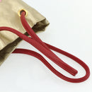 LOEWE Tote Bag Nylon Gold Auth 179154A-7