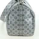 LOUIS VUITTON Monogram Keepall Bandouliere 50 Bag Silver M43848 Auth 179158SAM-3