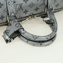 LOUIS VUITTON Monogram Keepall Bandouliere 50 Bag Silver M43848 Auth 179158SAM-7