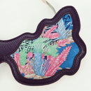 HERMES Eye Mask Silk Blue Auth 179161V-4