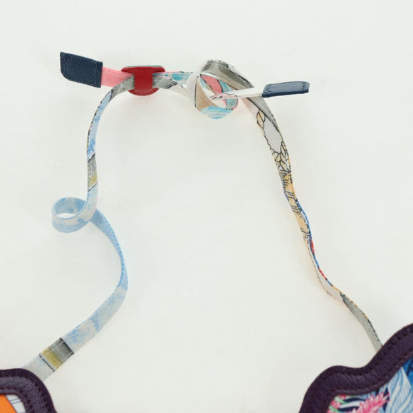 HERMES Eye Mask Silk Blue Auth 179161V