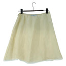 PRADA Skirt Silk Blue Auth 179162A-18