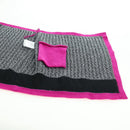 CHANEL Skirt Tweed Gray CC Auth 179163A-12