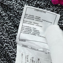 CHANEL Skirt Tweed Gray CC Auth 179163A-14