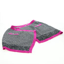 CHANEL Skirt Tweed Gray CC Auth 179163A-9
