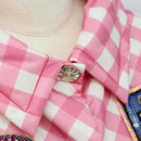 CHANEL Puff Jacket Silk Pink 23C P74093 CC Auth 179165SAM-5