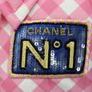 CHANEL Puff Jacket Silk Pink 23C P74093 CC Auth 179165SAM-6