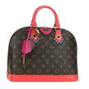 LOUIS VUITTON Monogram Totem Alma PM Hand Bag Flamingo LV Auth 179177SAM-1