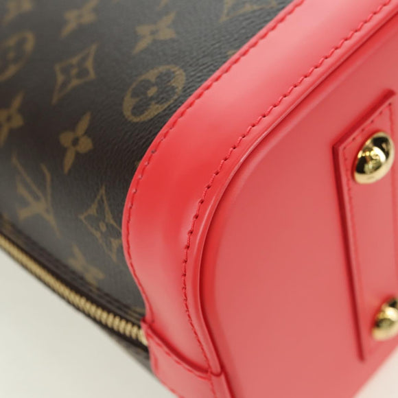 LOUIS VUITTON Monogram Totem Alma PM Hand Bag Flamingo LV Auth 179177SAM