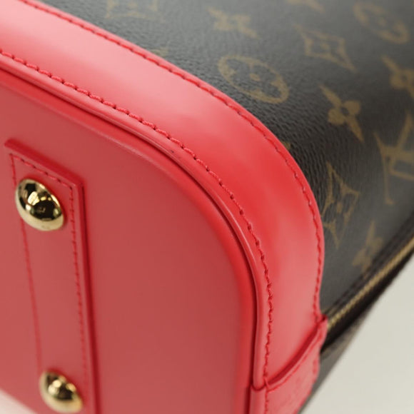 LOUIS VUITTON Monogram Totem Alma PM Hand Bag Flamingo LV Auth 179177SAM