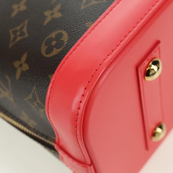 LOUIS VUITTON Monogram Totem Alma PM Hand Bag Flamingo LV Auth 179177SAM