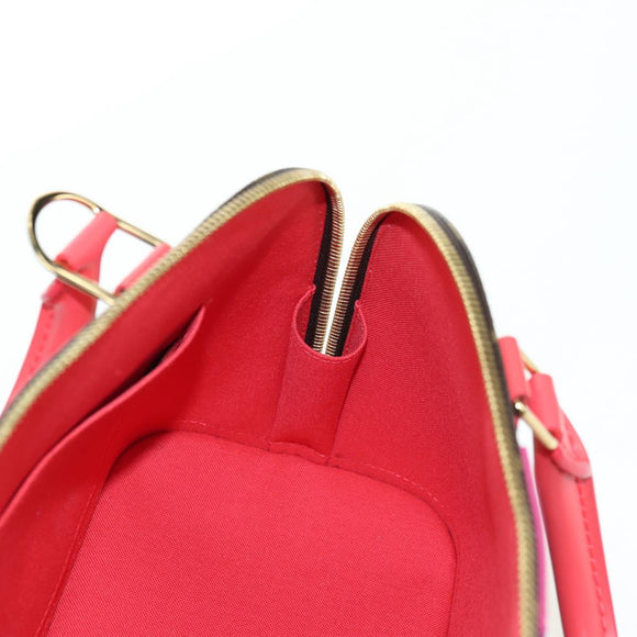 LOUIS VUITTON Monogram Totem Alma PM Hand Bag Flamingo LV Auth 179177SAM