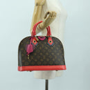 LOUIS VUITTON Monogram Totem Alma PM Hand Bag Flamingo LV Auth 179177SAM-24