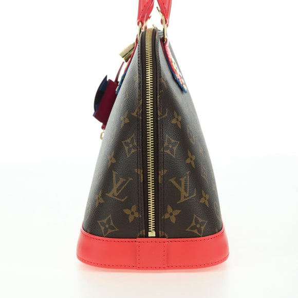 LOUIS VUITTON Monogram Totem Alma PM Hand Bag Flamingo LV Auth 179177SAM