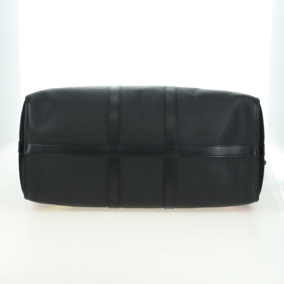 LOUIS VUITTON Taiga Rainbow Keepall Bandouliere 50 Bag Black M30345 Auth 179178V