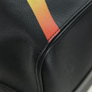 LOUIS VUITTON Taiga Rainbow Keepall Bandouliere 50 Bag Black M30345 Auth 179178V-22
