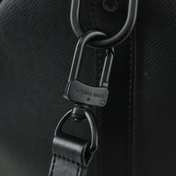 LOUIS VUITTON Taiga Rainbow Keepall Bandouliere 50 Bag Black M30345 Auth 179178V