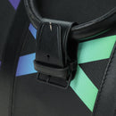 LOUIS VUITTON Taiga Rainbow Keepall Bandouliere 50 Bag Black M30345 Auth 179178V-25