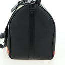 LOUIS VUITTON Taiga Rainbow Keepall Bandouliere 50 Bag Black M30345 Auth 179178V-3