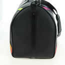 LOUIS VUITTON Taiga Rainbow Keepall Bandouliere 50 Bag Black M30345 Auth 179178V-4