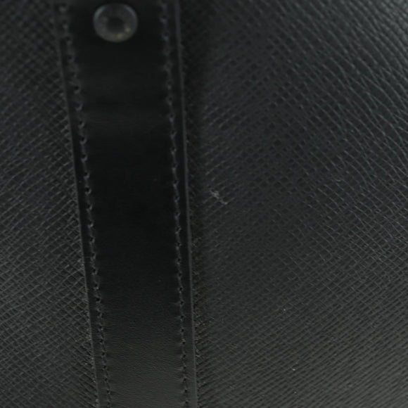 LOUIS VUITTON Taiga Rainbow Keepall Bandouliere 50 Bag Black M30345 Auth 179178V