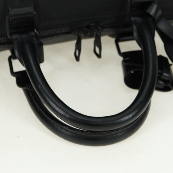 LOUIS VUITTON Taiga Rainbow Keepall Bandouliere 50 Bag Black M30345 Auth 179178V