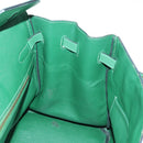 HERMES Birkin 35 Hand Bag Leather Green Gold Auth 179183SAM-18