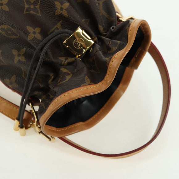 LOUIS VUITTON Monogram Petite Noé Trunk Hand Bag M43509 LV Auth 179184SV