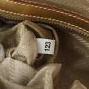PRADA Hand Bag Safiano leather Gold Auth 179187SV-27