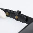 GUCCI Shoulder Bag Leather Black Gold Auth 179201A-10