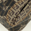 FENDI Zucca Canvas Hand Bag Beige Auth 179203SM-10