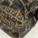 FENDI Zucca Canvas Hand Bag Beige Auth 179203SM-11